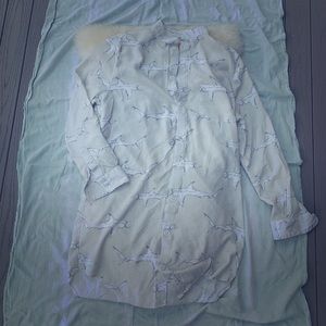 Cover up with shark print